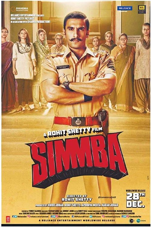 Simmba Movie Poster