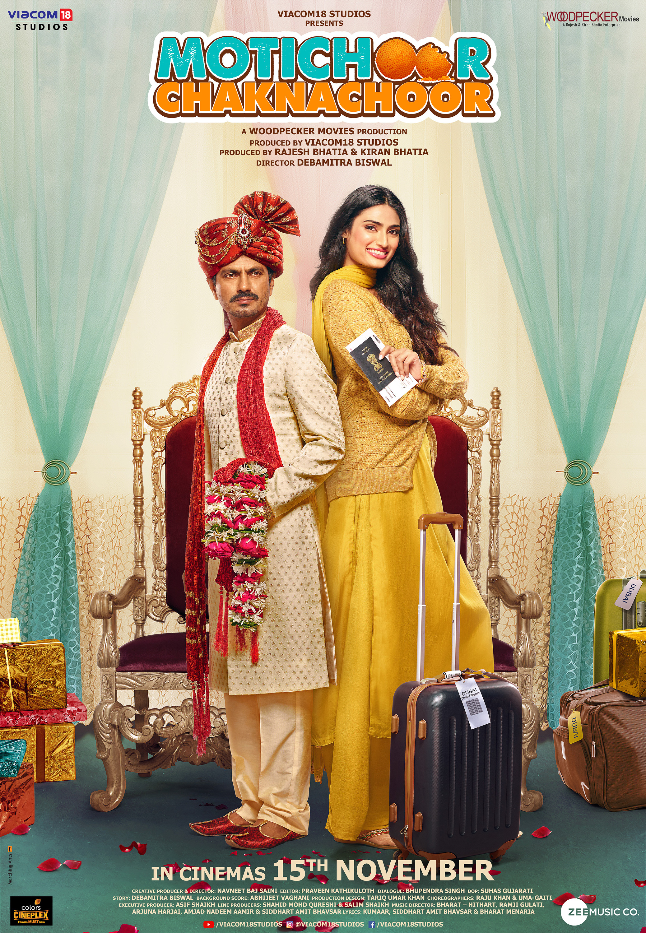 Mega Sized Movie Poster Image for Motichoor Chaknachoor (#1 of 4)