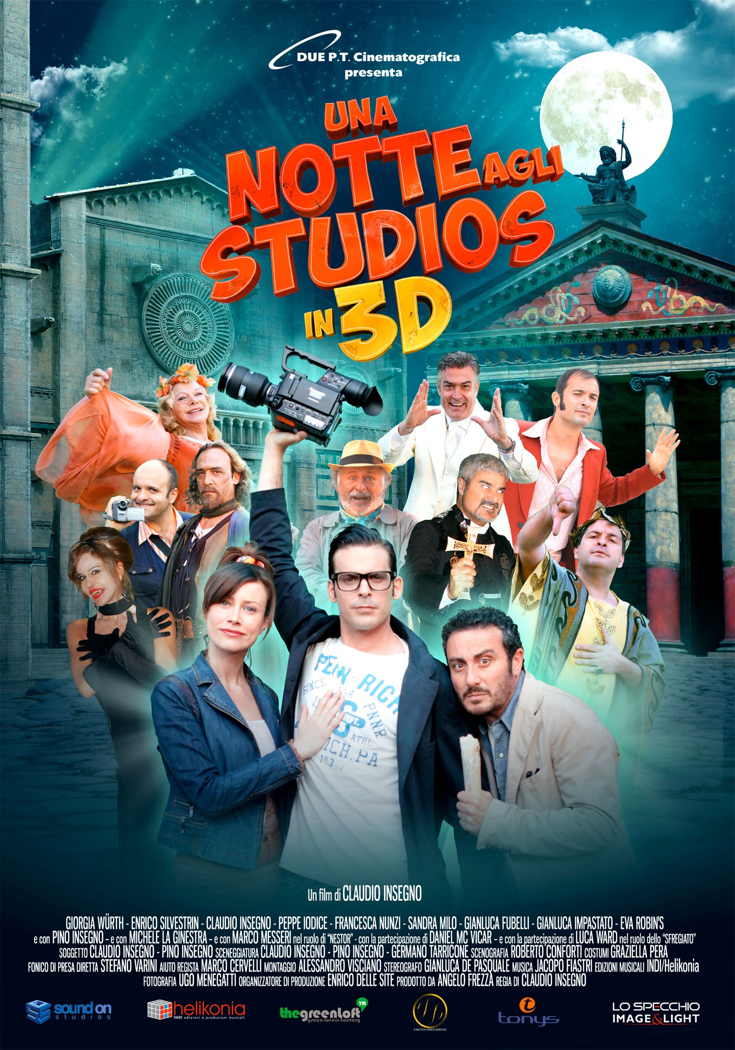 Mega Sized Movie Poster Image for Una notte agli studios 