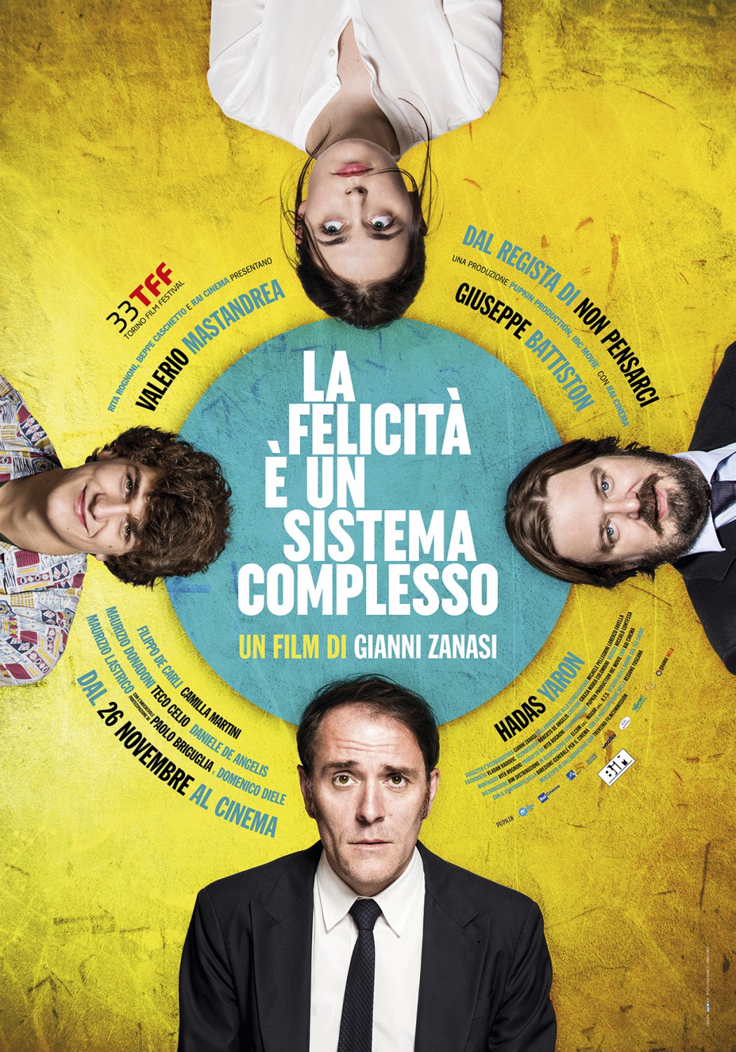 Extra Large Movie Poster Image for La felicità è un sistema complesso 