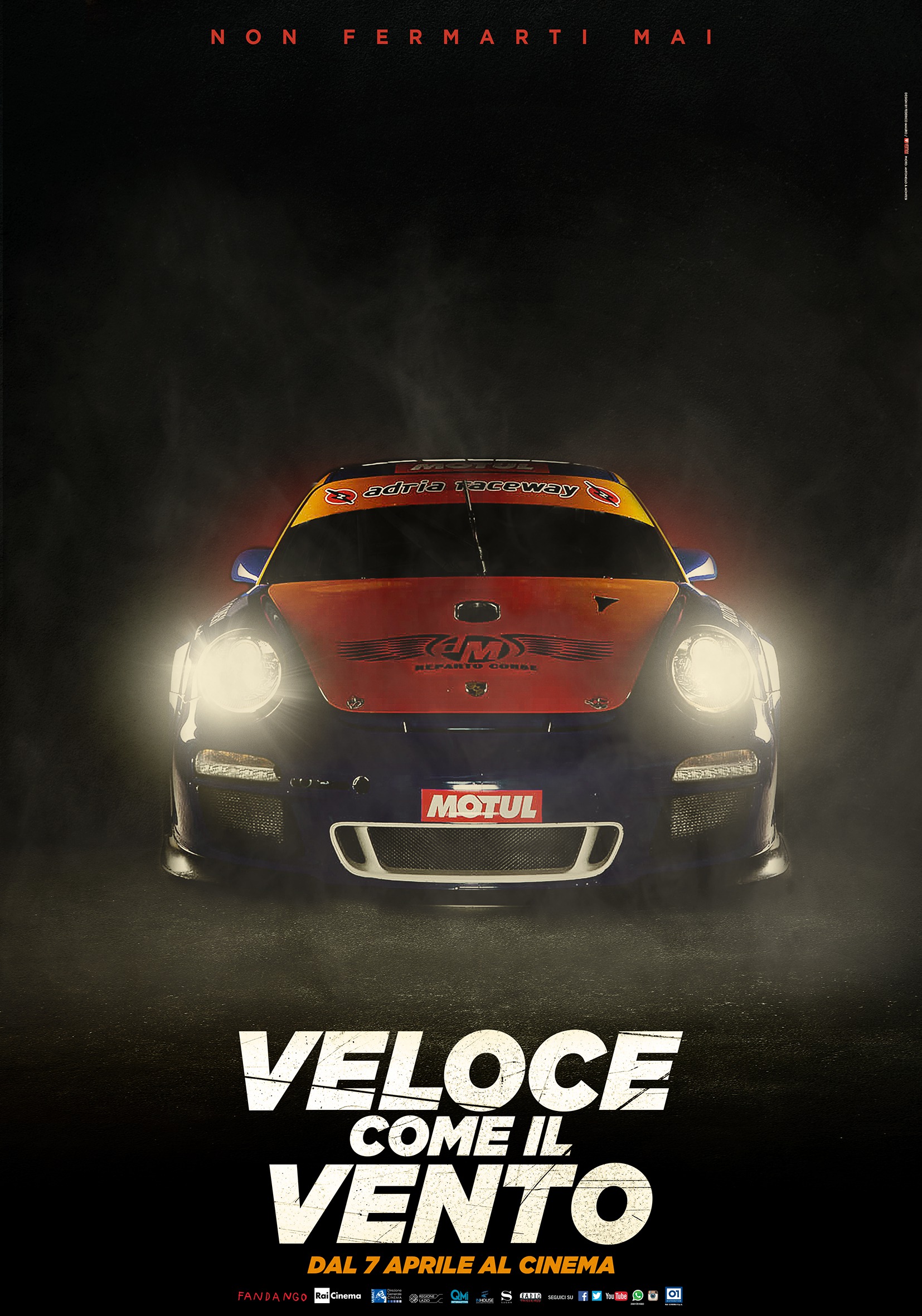 Mega Sized Movie Poster Image for Veloce come il vento (#4 of 4)