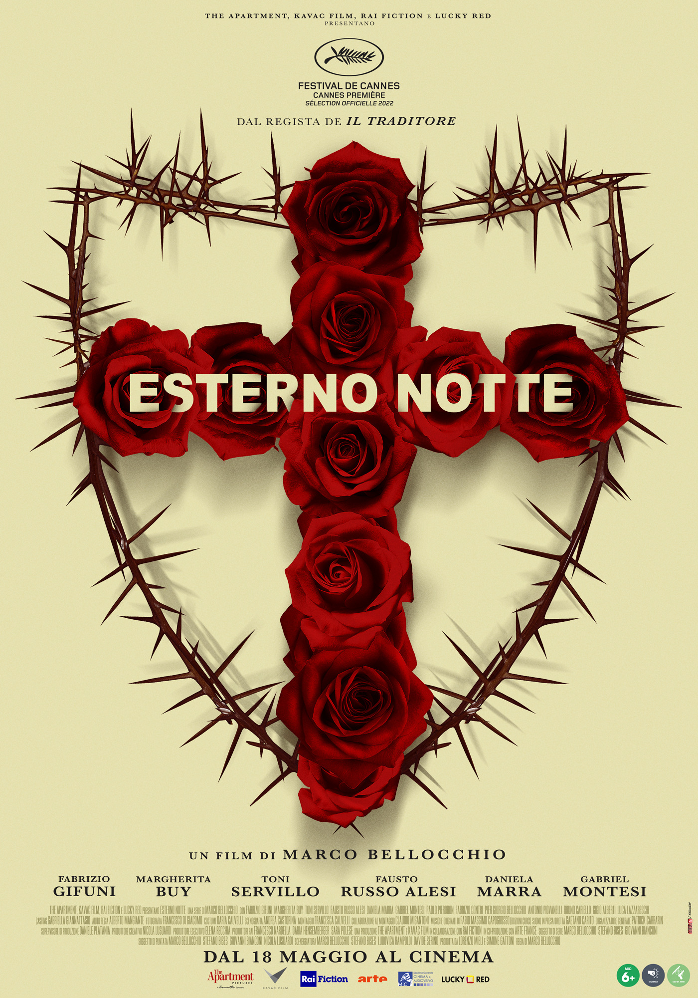 Mega Sized Movie Poster Image for Esterno notte 