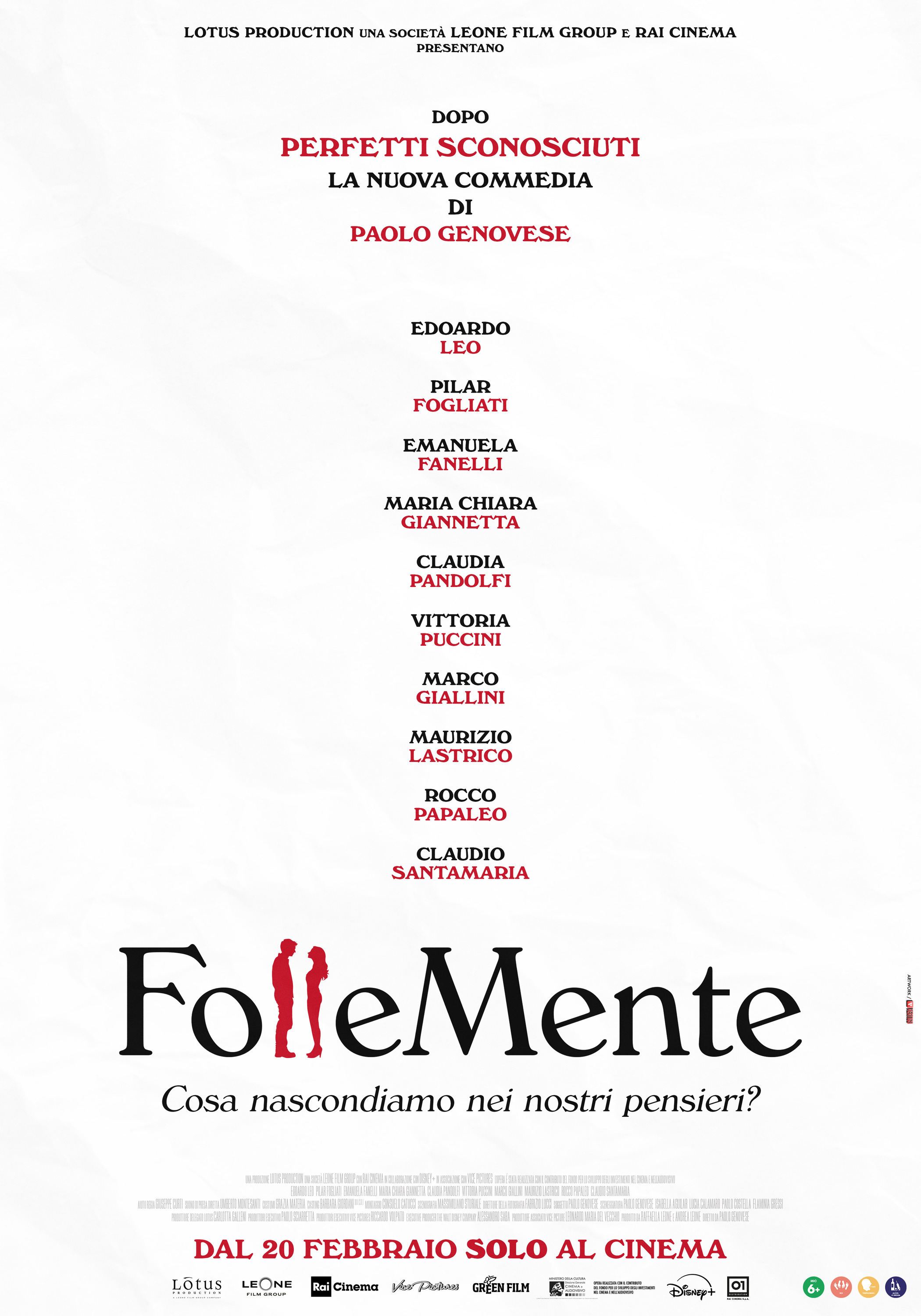 Mega Sized Movie Poster Image for Follemente 