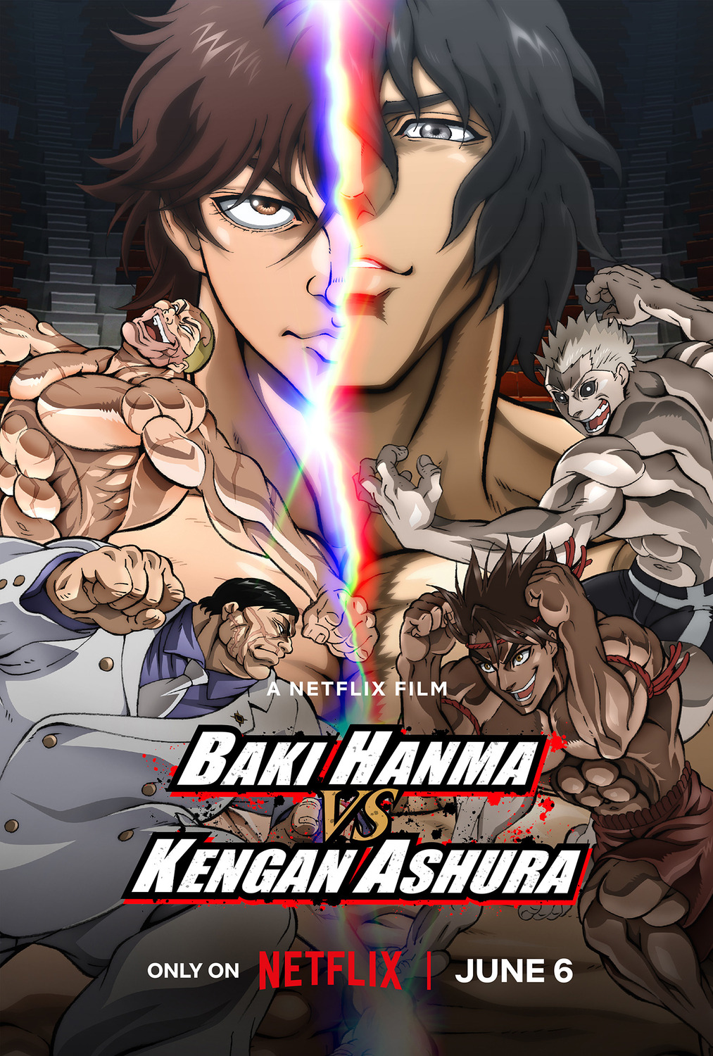 Extra Large Movie Poster Image for Baki Hanma VS Kengan Ashura (#1 of 2)