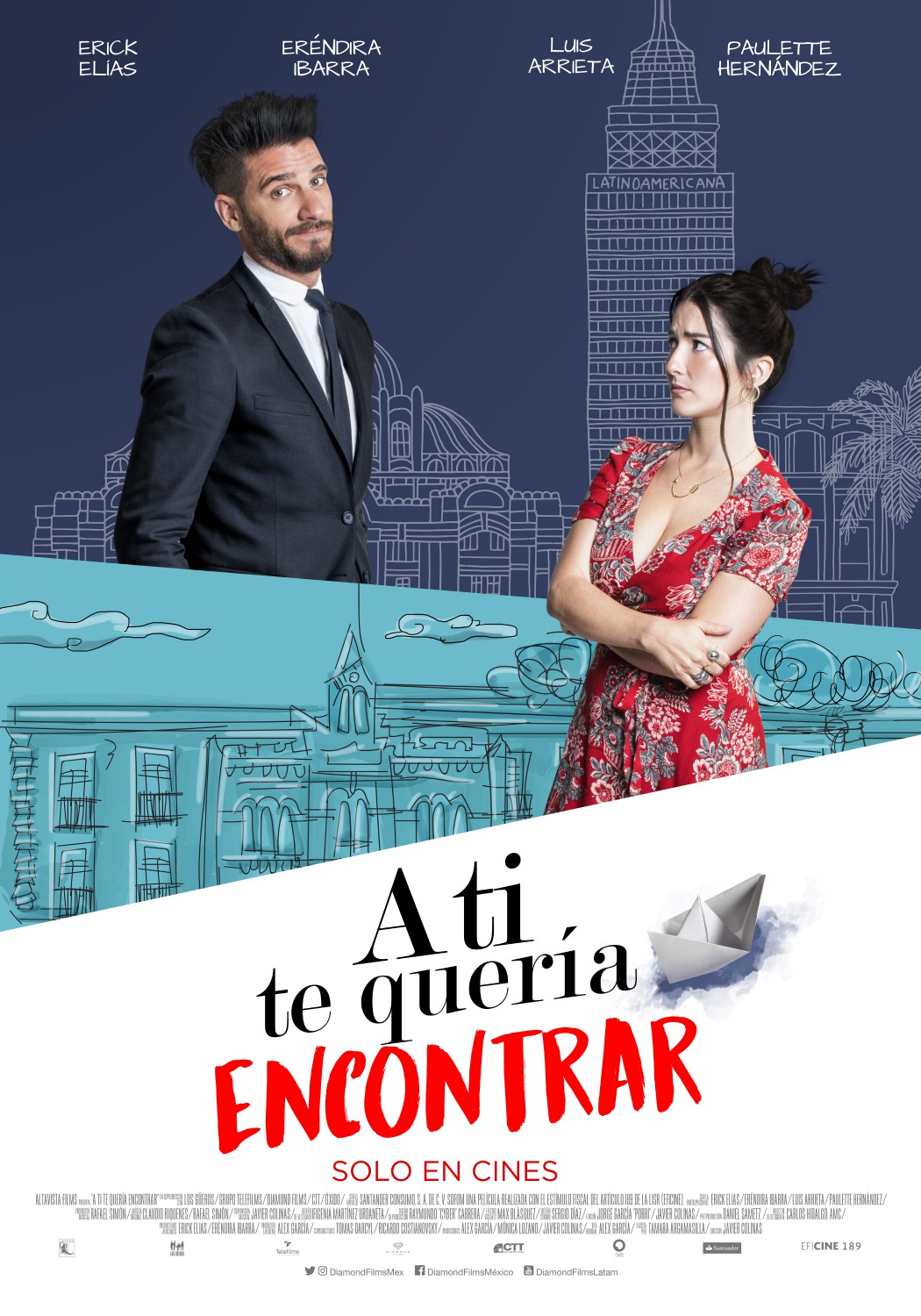 Extra Large Movie Poster Image for A Ti Te Queria Encontrar 