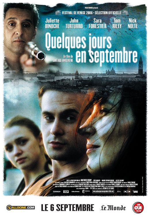 Quelques jours en septembre Movie Poster