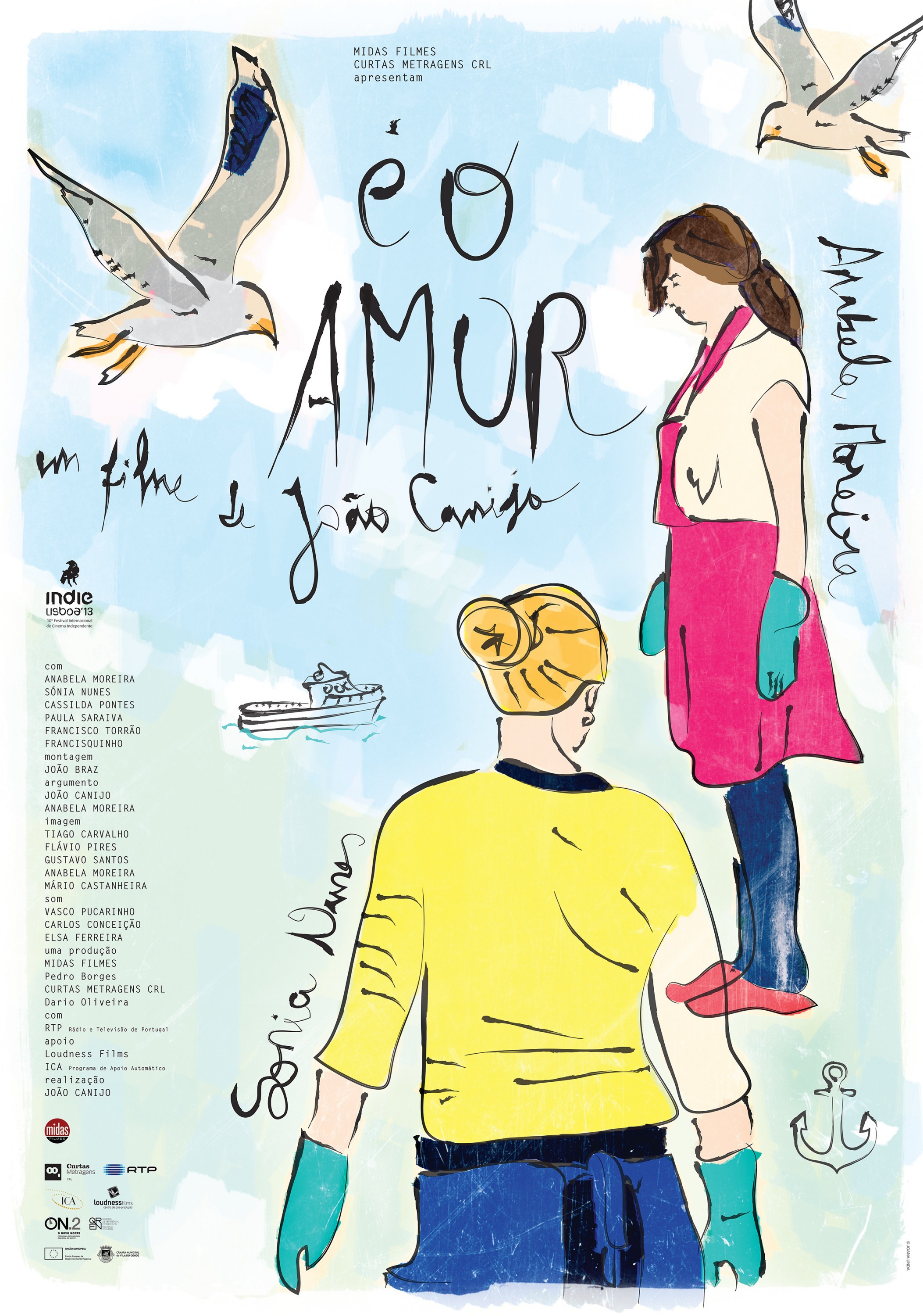 Mega Sized Movie Poster Image for É o Amor 