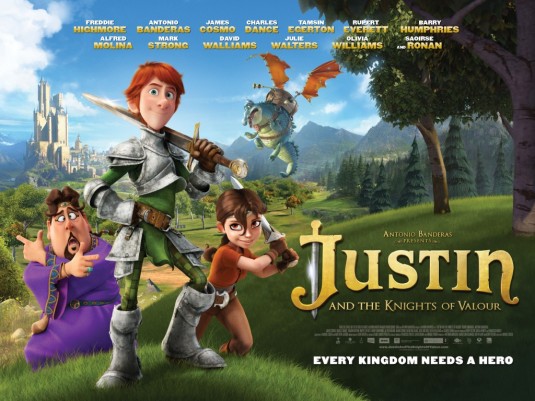 Justin and the Knights of Valour Movie Poster