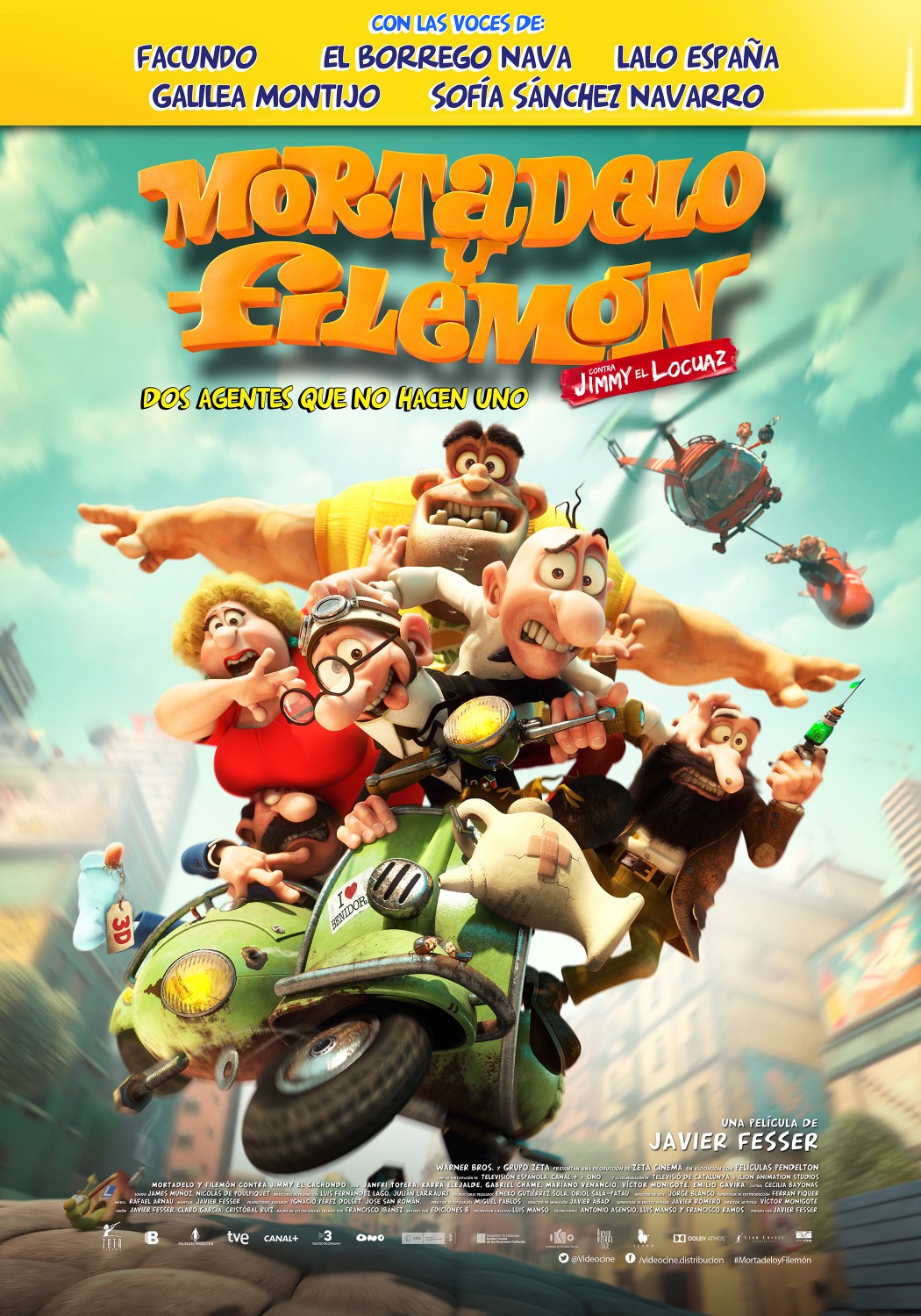 Extra Large Movie Poster Image for Mortadelo y Filemón contra Jimmy el Cachondo (#2 of 2)