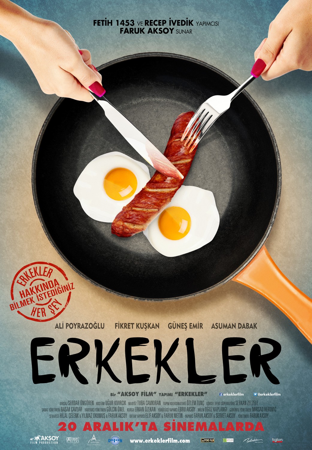 Extra Large Movie Poster Image for Erkekler (#2 of 2)