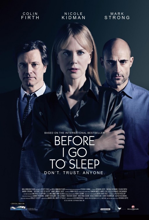 Before I Go to Sleep Movie Poster