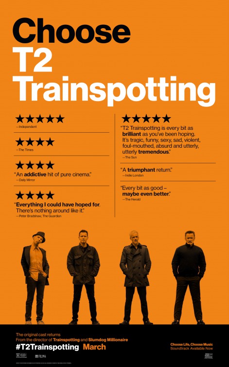 T2: Trainspotting Movie Poster