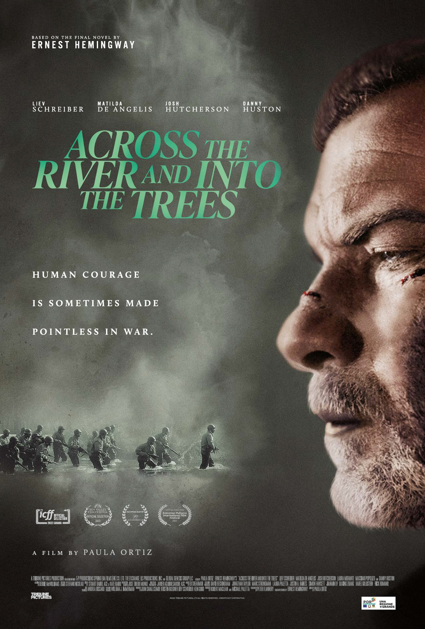 Mega Sized Movie Poster Image for Across the River and Into the Trees (#3 of 4)