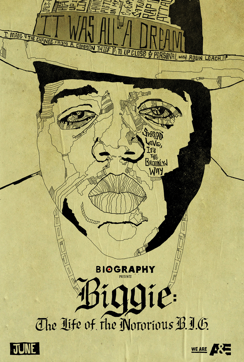 Extra Large TV Poster Image for Biggie: The Life of Notorious B.I.G. (#2 of 2)