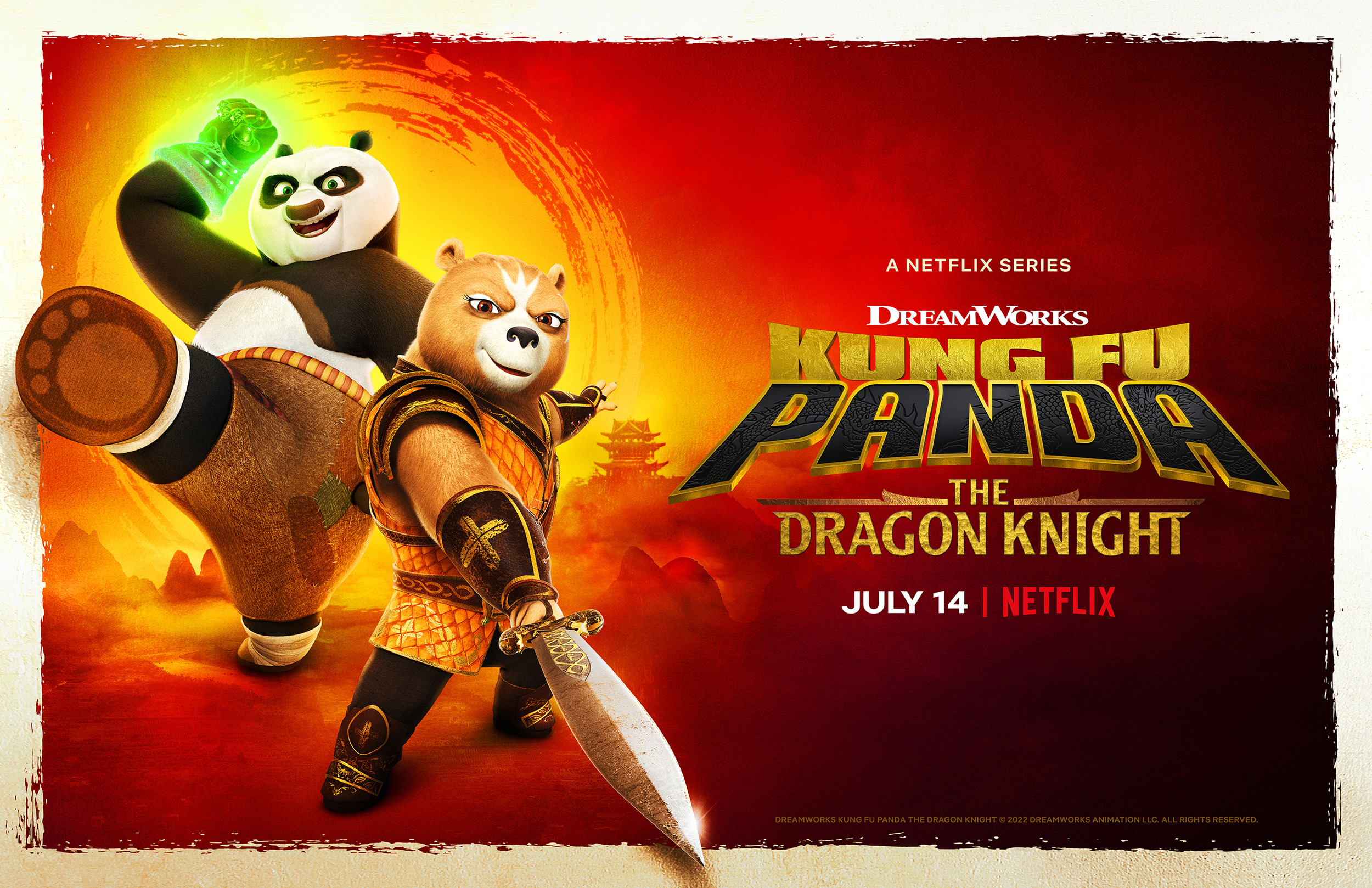 Mega Sized TV Poster Image for Kung Fu Panda: The Dragon Knight (#3 of 3)