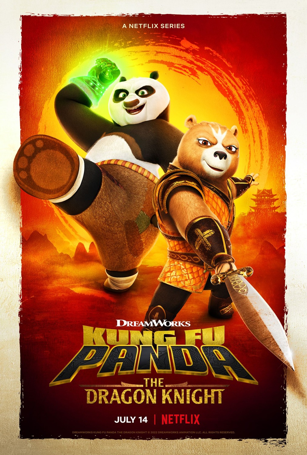 Extra Large TV Poster Image for Kung Fu Panda: The Dragon Knight (#1 of 3)