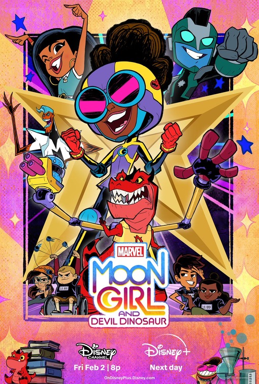 Marvel's Moon Girl and Devil Dinosaur Movie Poster