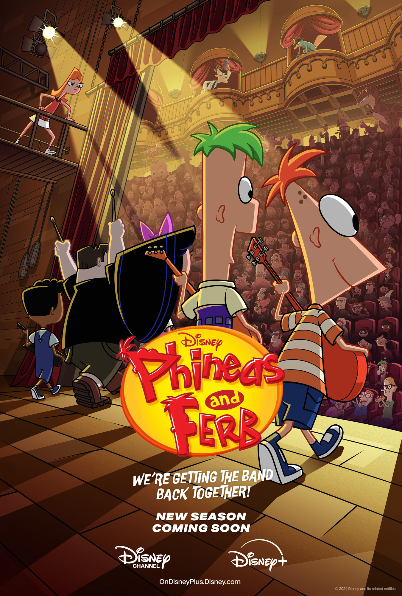 Mega Sized TV Poster Image for Phineas and Ferb 