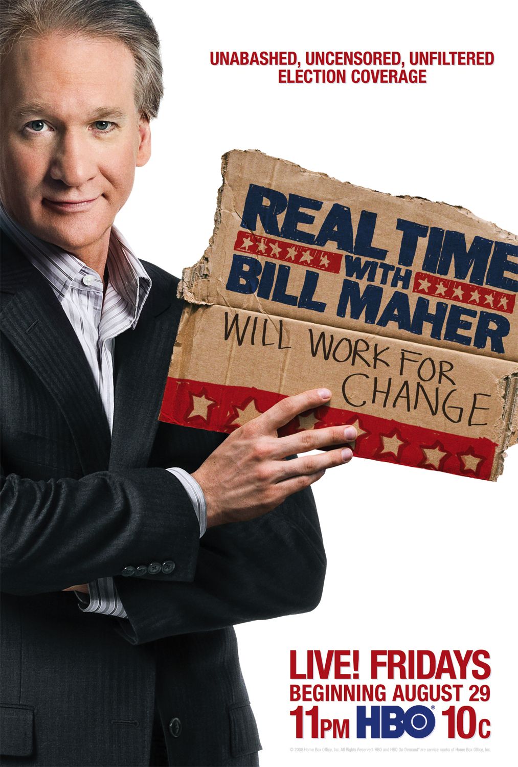 Extra Large TV Poster Image for Real Time with Bill Maher (#1 of 23)