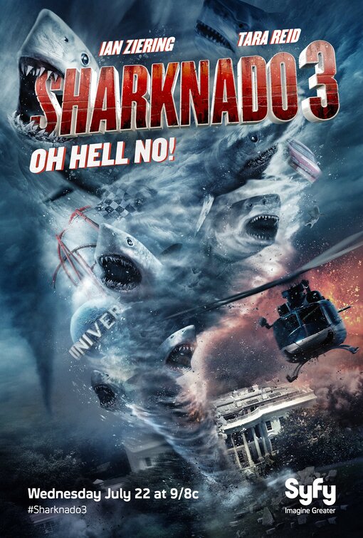 Sharknado 3: Oh Hell No! Movie Poster